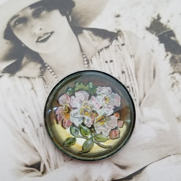 Antique Jewelry - Antique Bridle Rosette Pin Brooch Victorian Era